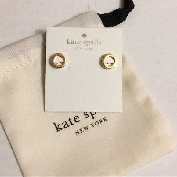 ⭐️Kate spade signature spade studs - Picture 4 of 6